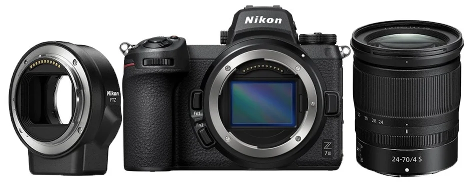 Nikon Z7 II Kit 24-70mm F/4S FTZ Adapter Меню На Английском Языке 