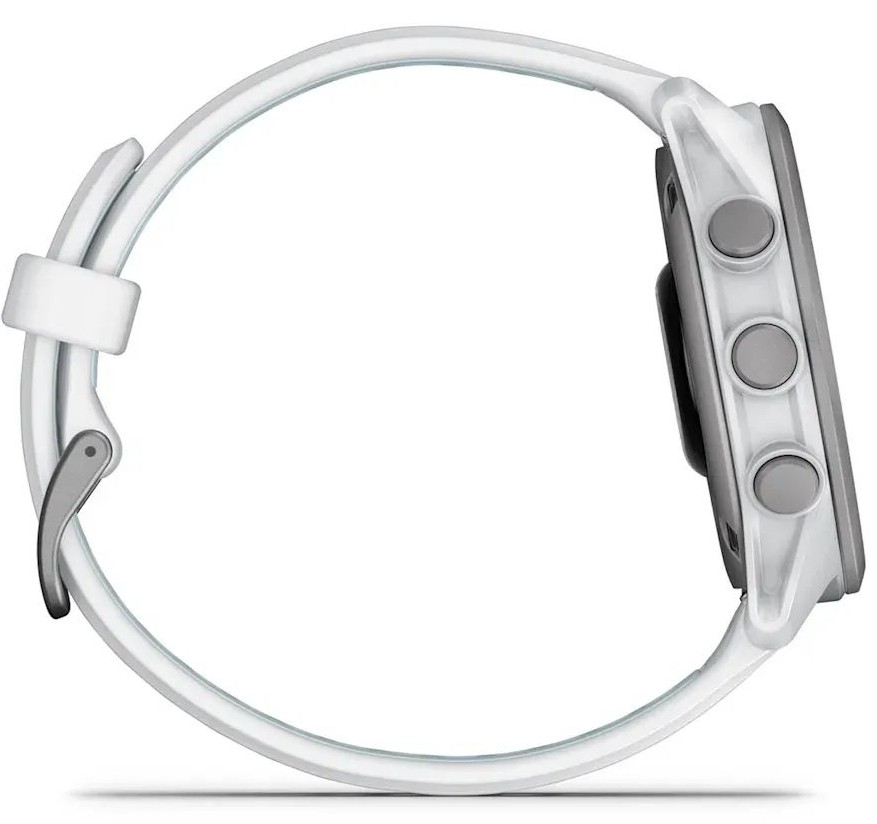 Garmin Forerunner 170 Music Белый Камень со Светло-Голубым Ремешком (010-03920-11)