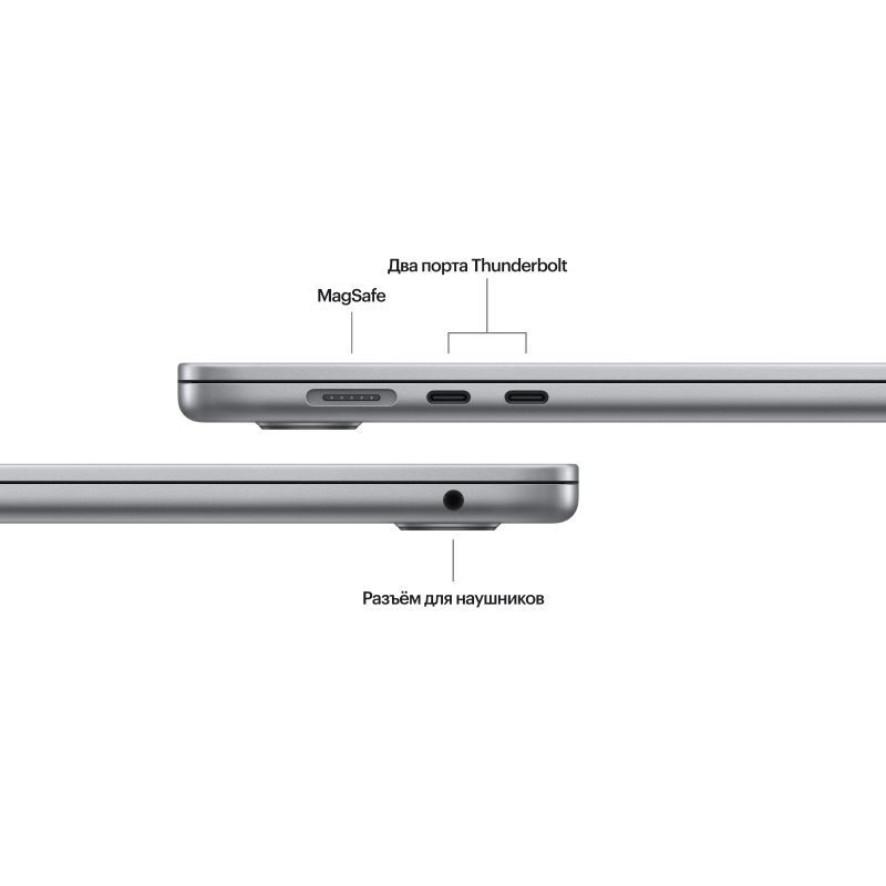 MacBook Air 15 2024 M3 8CPU/8/512ssd/10GPU Серый Космос MRYN3
