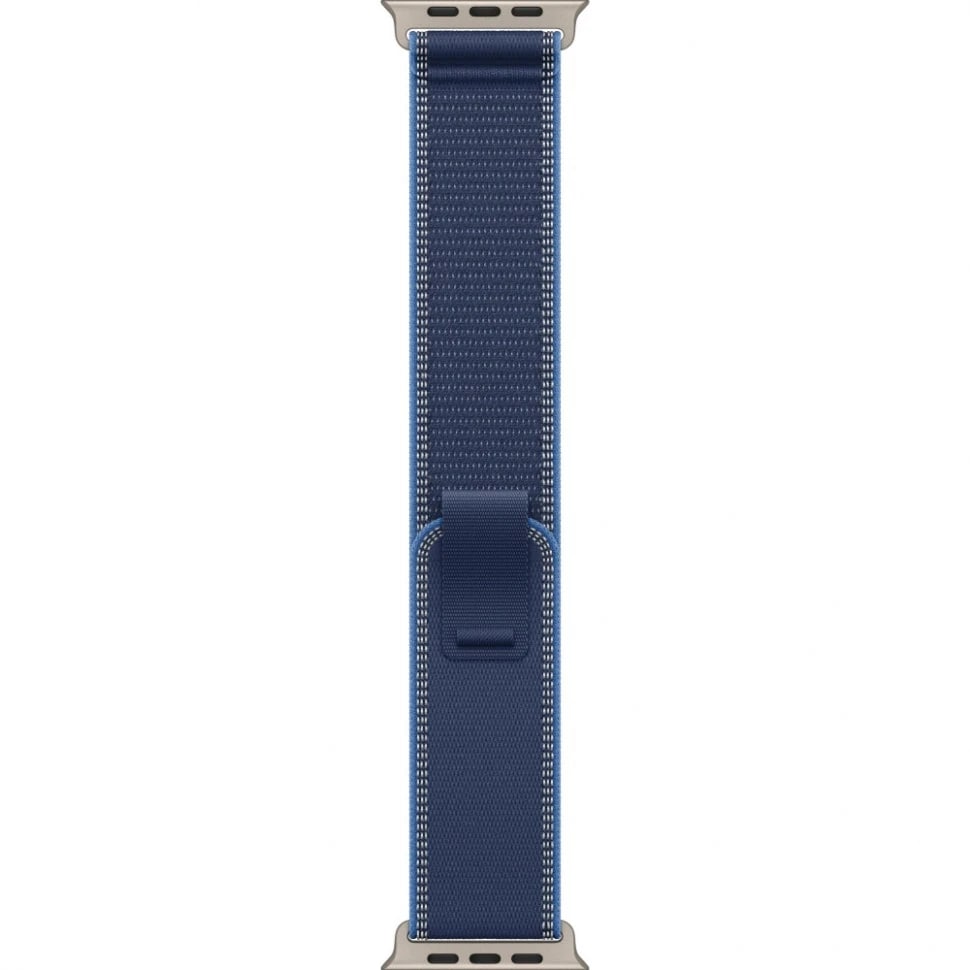 Apple Watch Ultra 3 49mm Бежевый Титан Ремешок S/M Trail Синего Цвета 2025