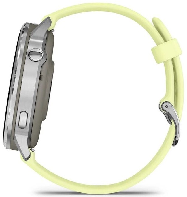 Garmin Venu 4 45mm Серебристые с Лимонным Ремешком (010-03014-02)