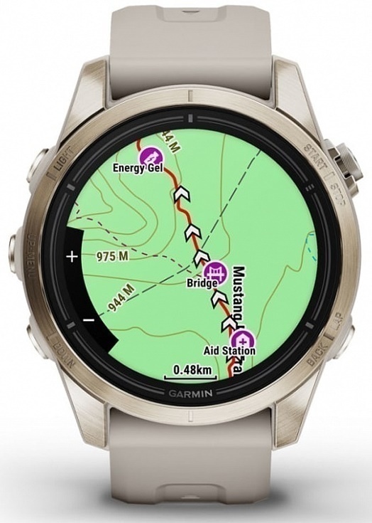 Garmin Epix Pro Gen 2 Sapphire 42mm Золотистый Корпус Со Светло-Песочным Ремешком (010-02802-11)