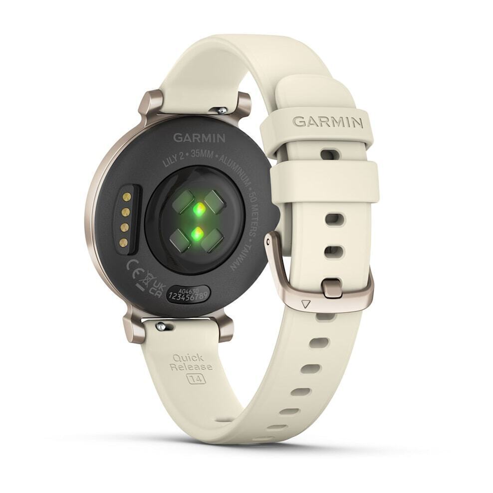 Garmin Lily 2 Кремово-Золотые с Кокосовым Силиконовым Ремешком (010-02839-00)