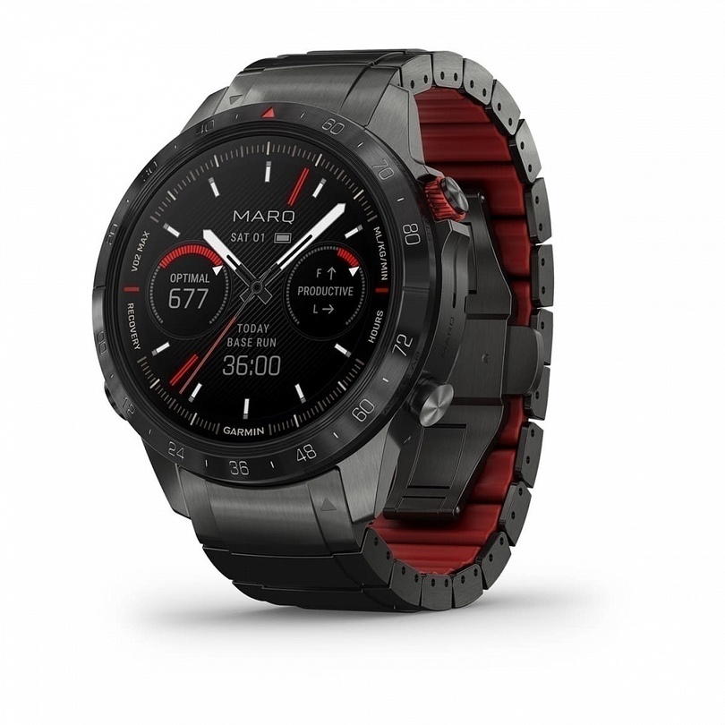 Garmin MARQ Athlete Gen 2 Performance Edition 46mm с Титаново-Силиконовым Ремешком (010-02648-51)