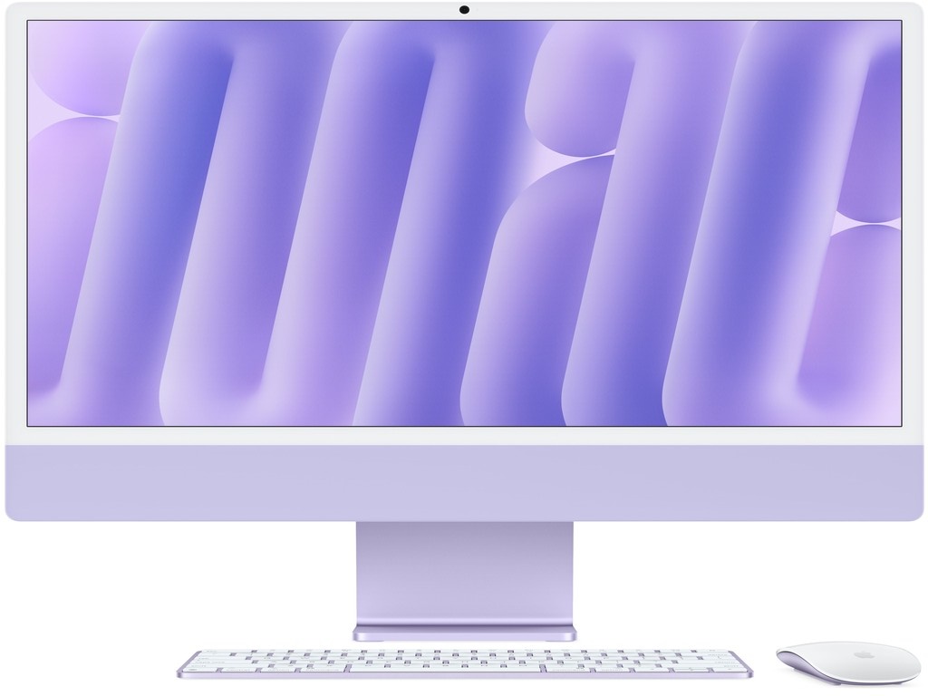 iMac 24 2024 M4 10C CPU/32/512ssd/10C GPU Фиолетовый Z1EU000ES