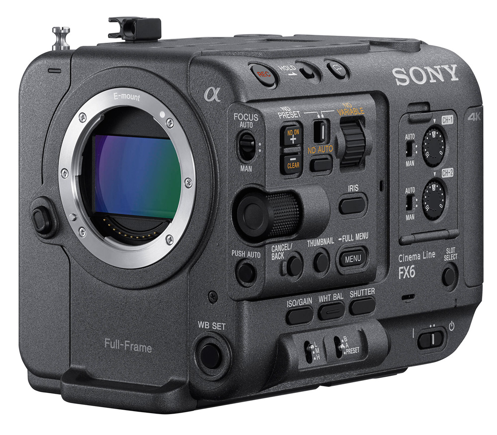 Видеокамера Sony ilme-FX6 Body Меню На Английском Языке