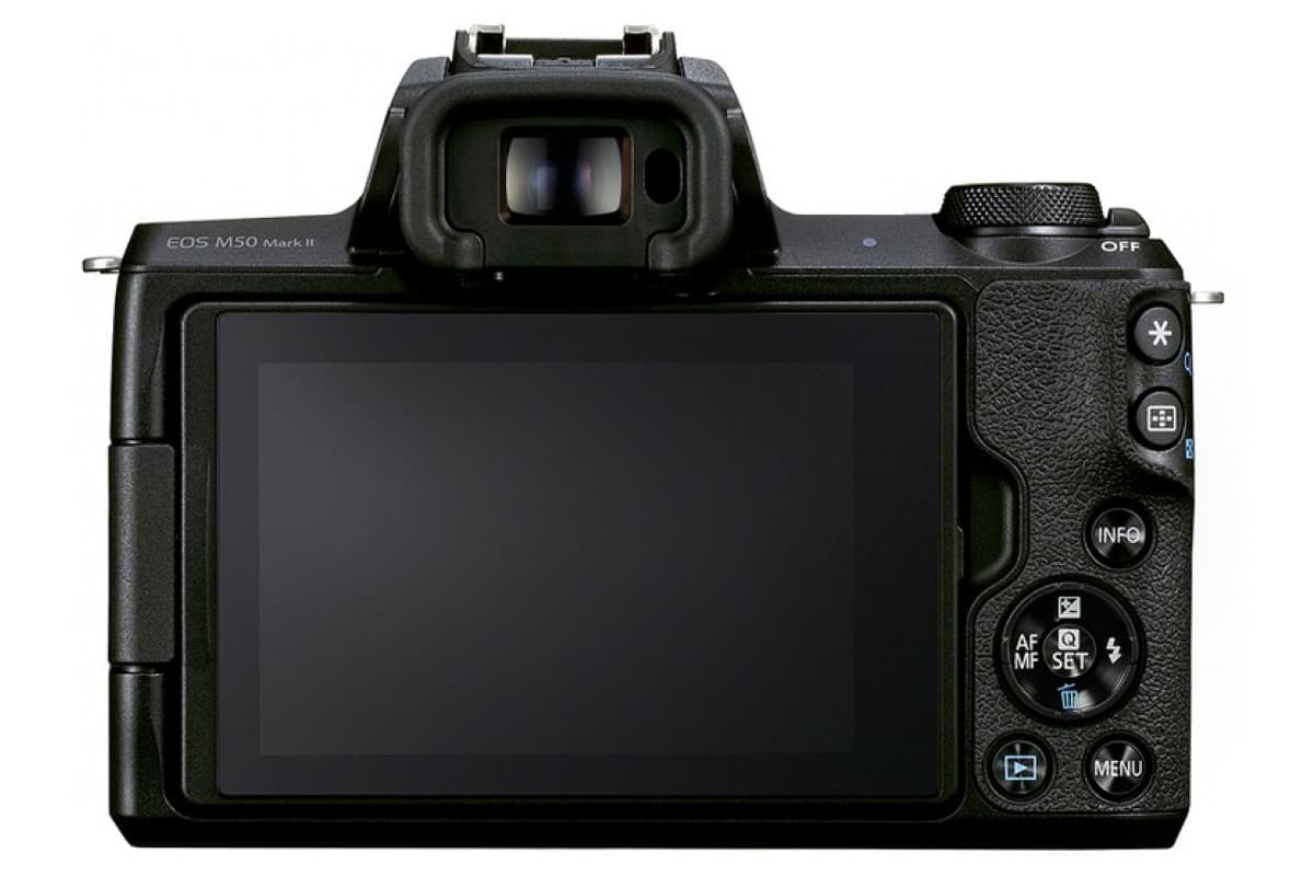 Canon EOS M50 Mark II Kit EF-M 15-45mm F/3.5-6.3 IS STM Черный Меню На Английском Языке-