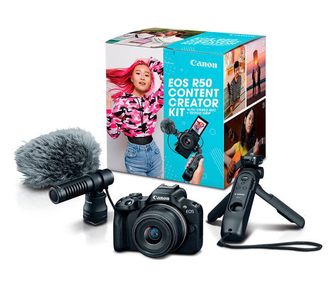 Canon EOS R50 RF-S 18-45mm IS STM Kit Creator Меню На Русском Языке