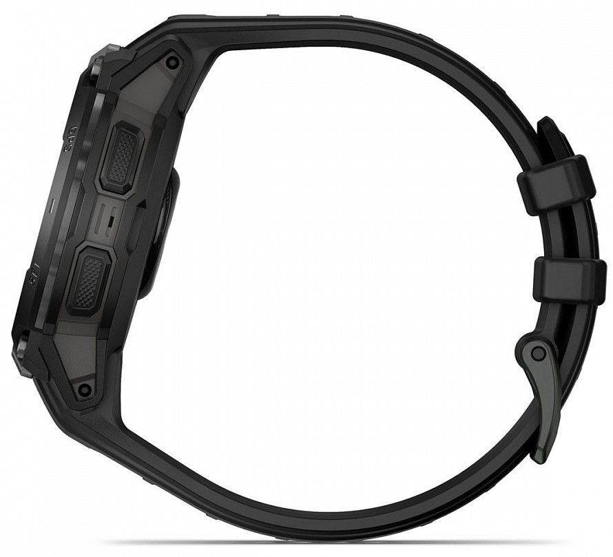 Garmin Instinct Crossover Amoled Tactical Edition с Черным Силиконовым Ремешком (010-03398-02)