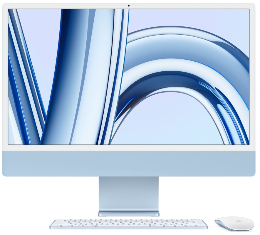 iMac 24 2023 M3 8C CPU/8/512ssd/10C GPU Синий MQRR3