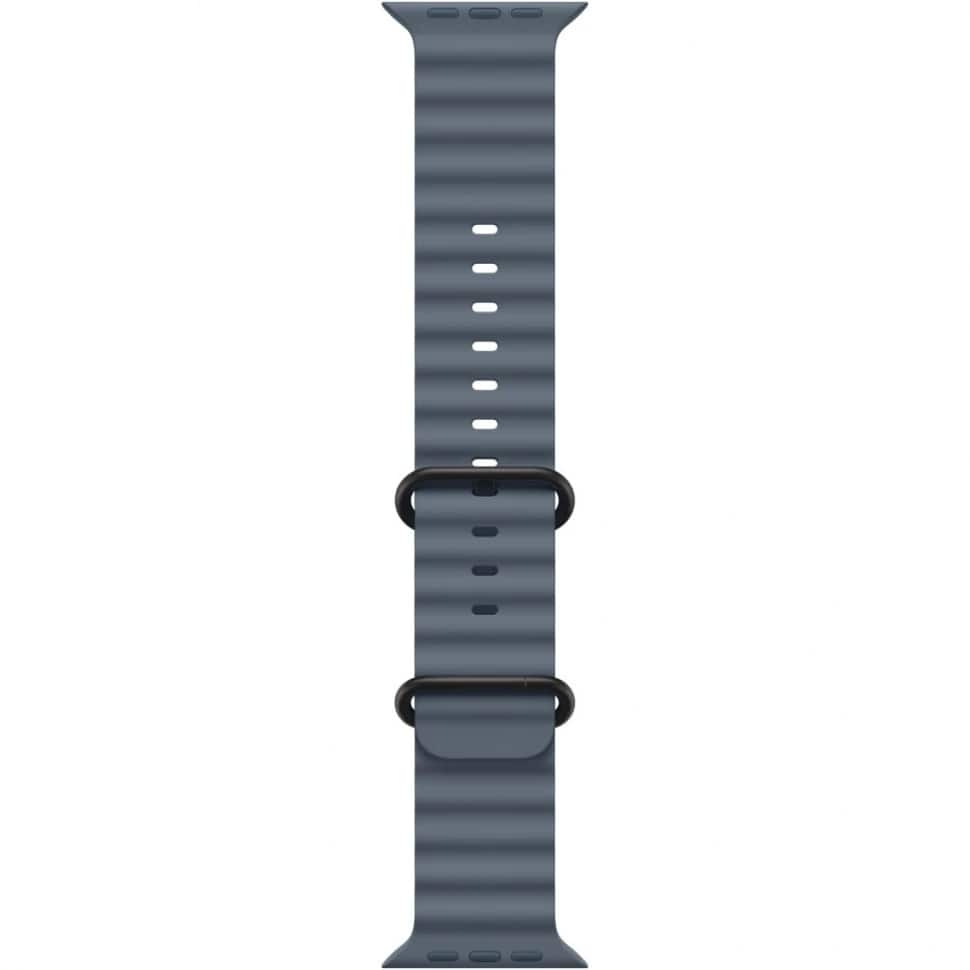 Apple Watch Ultra 3 49mm Черный Титан Ремешок Ocean Синего Цвета 2025
