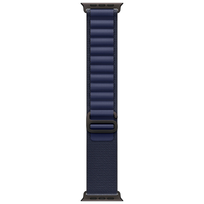 Apple Watch Ultra 2 49mm Черный Титан Ремешок S Alpine Темно-Синего Цвета 2024