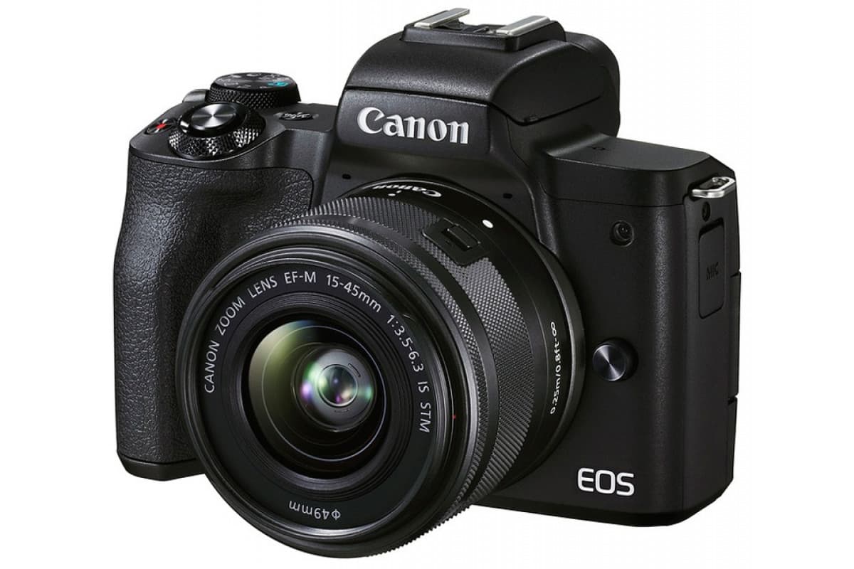 Canon EOS M50 Mark II Kit EF-M 15-45mm F/3.5-6.3 IS STM Черный Меню На Английском Языке-