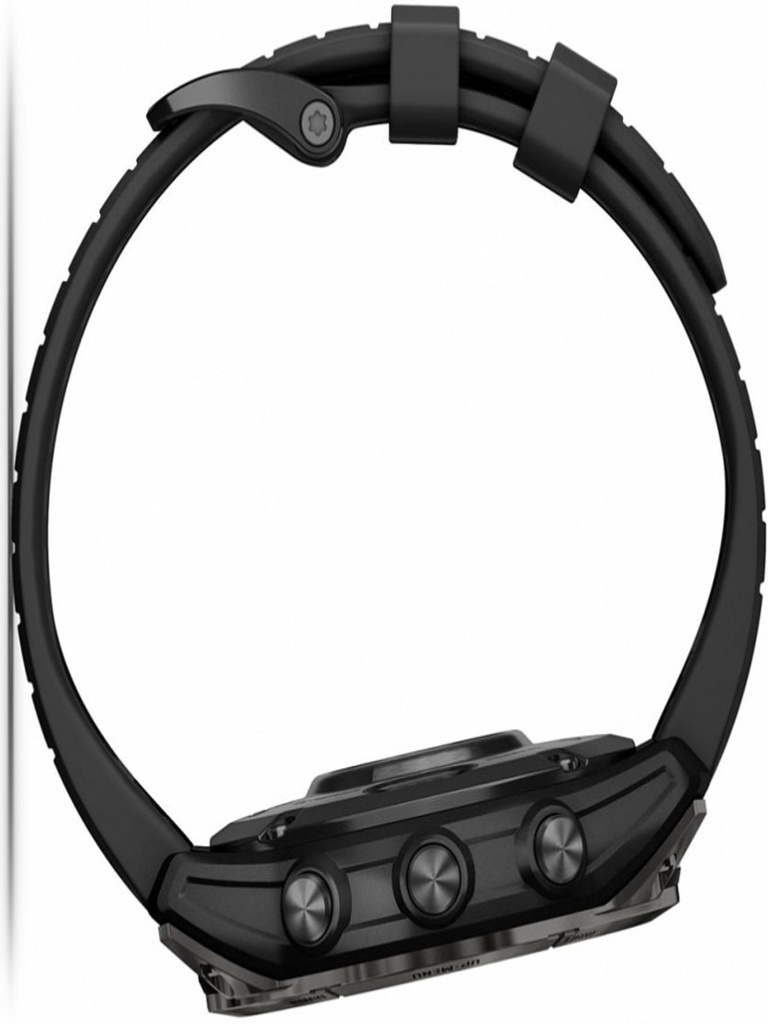 Garmin Fenix 7 Pro Sapphire Solar Титановый Угольно-Серый DLC С Черным Ремешком (010-02777-11)