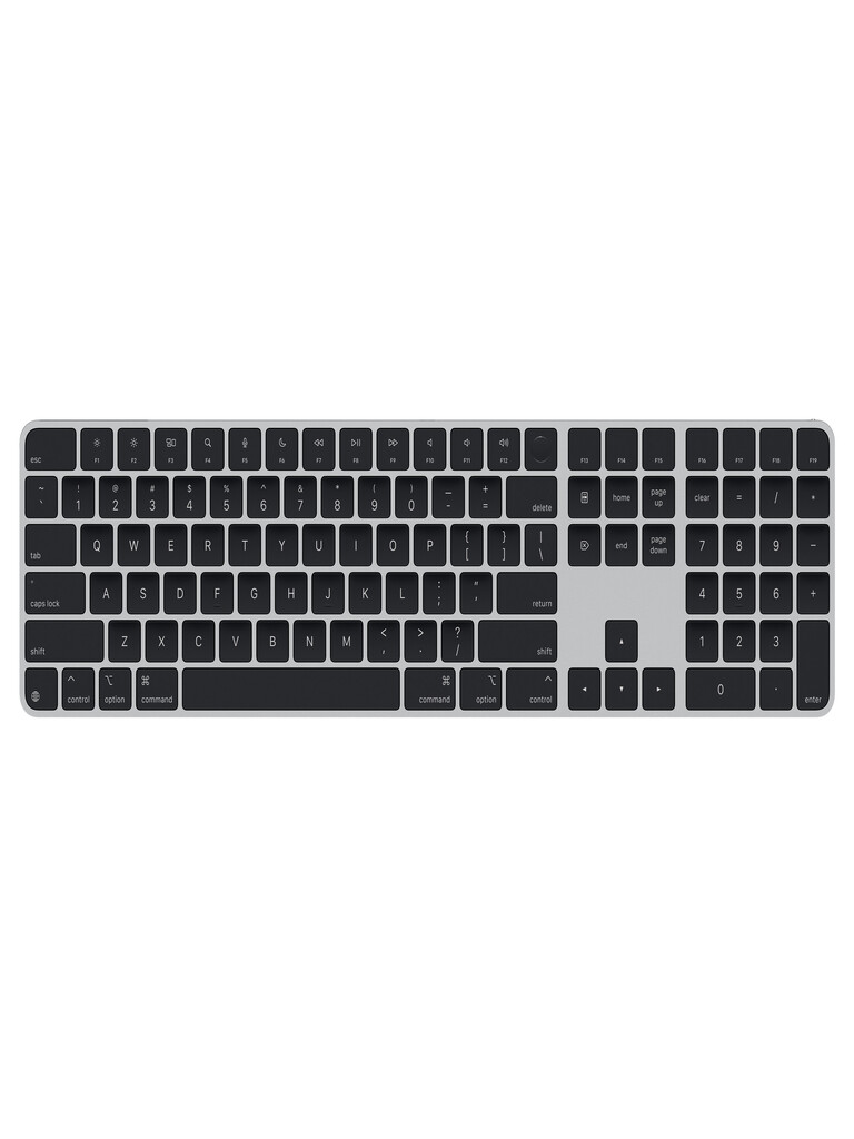 Клавиатура Беспроводная Apple Magic Keyboard Touch ID Numeric Keypad USB-C Черная 2024 MXK83