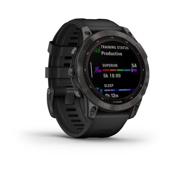 Garmin Fenix 7 Sapphire Solar Carbon Gray (010-02540-39)