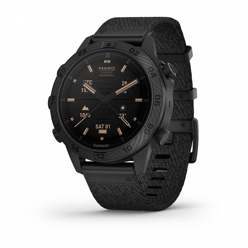 Garmin MARQ Commander Gen 2 Carbon Edition 46mm с Черным Нейлоновым Ремешком (010-02722-01)