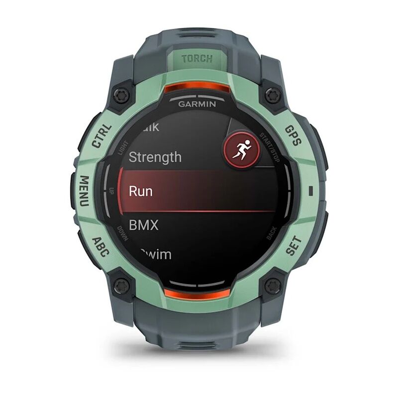 Garmin Instinct 3 50mm Amoled Neotropic Серые с Серым Силиконовым Ремешком (010-03020-01)