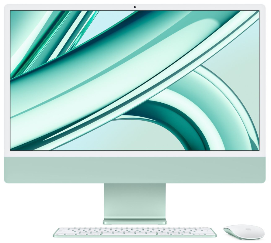 iMac 24 2023 M3 8C CPU/8/256ssd/10C GPU Зеленый MQRN3