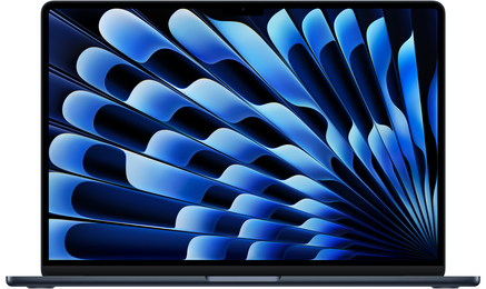 MacBook Air 15 2025 M4 10C CPU/16/256ssd/10C GPU Полуночный Черный MW1L3