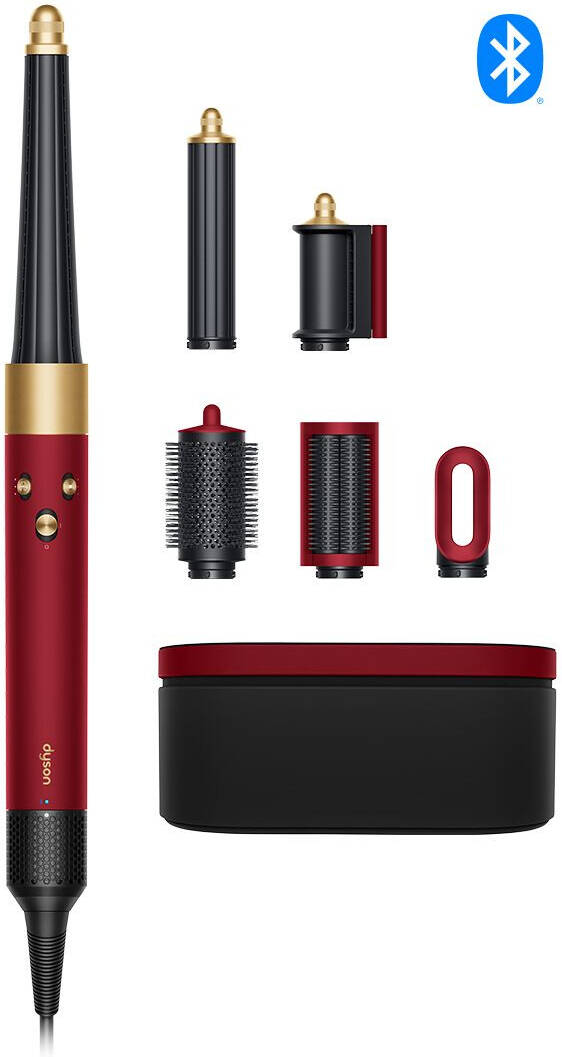 Стайлер Dyson AirWrap HS08 Long Красный Бархат/Золото с Кейсом