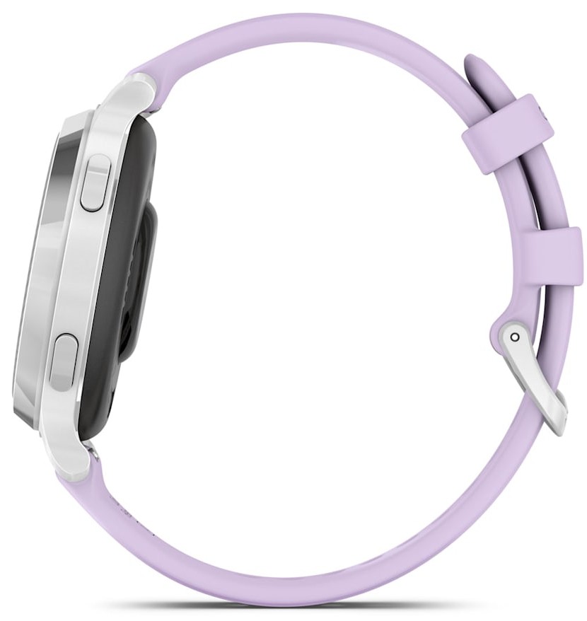 Garmin Lily 2 Active Серебристый Безель с Фиолетовым Силиконовым Ремешком (010-02891-01)