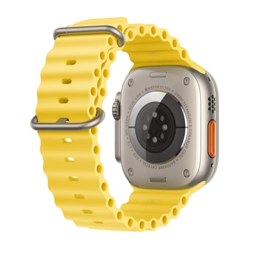 Apple Watch Ultra 49mm GPS   Cellular Титановые Ремешок Ocean Желтого Цвета