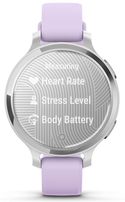 Garmin Lily 2 Active Серебристый Безель с Фиолетовым Силиконовым Ремешком (010-02891-01)