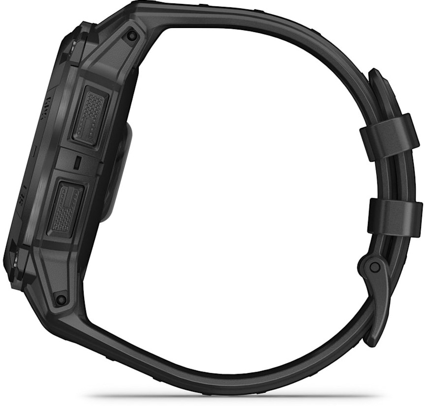 Garmin Instinct 3 50mm Solar Tactical Edition Черные с Черным Силиконовым Ремешком (010-02935-50)