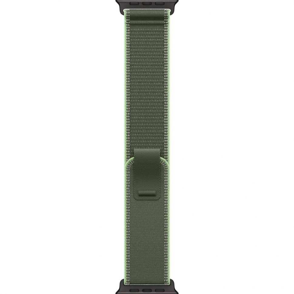 Apple Watch Ultra 3 49mm Черный Титан Ремешок S/M Trail Зеленого Цвета 2025
