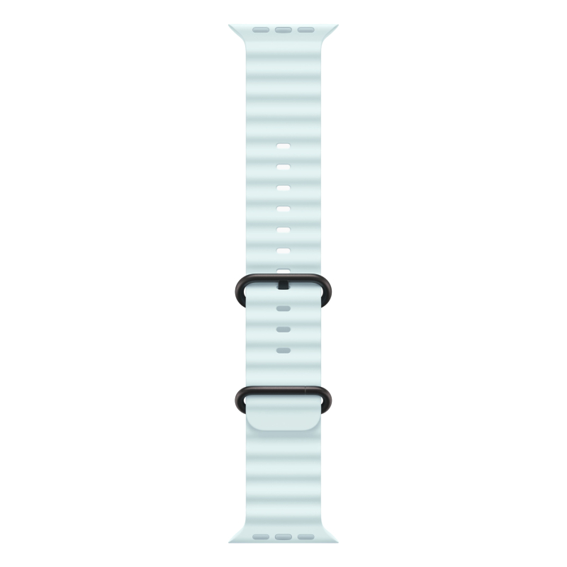 Apple Watch Ultra 2 49mm Черный Титан Ремешок Ocean Ледяного-Синего Цвета 2024