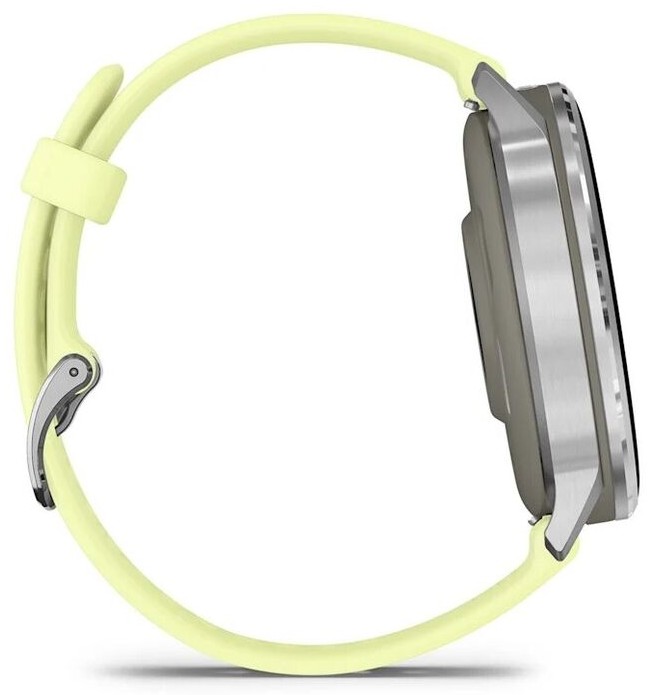 Garmin Venu 4 45mm Серебристые с Лимонным Ремешком (010-03014-02)