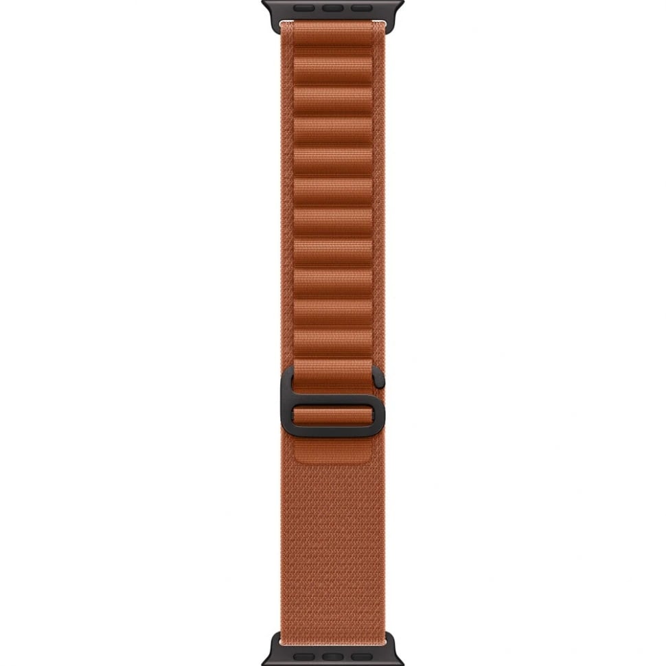 Apple Watch Ultra 3 49mm Черный Титан Ремешок S Alpine Коричневого Цвета 2025