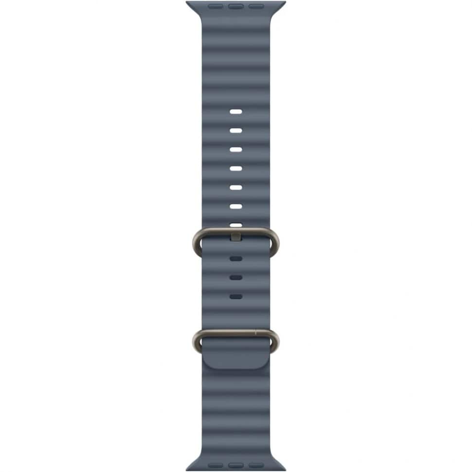 Apple Watch Ultra 3 49mm Бежевый Титан Ремешок Ocean Синего Цвета 2025