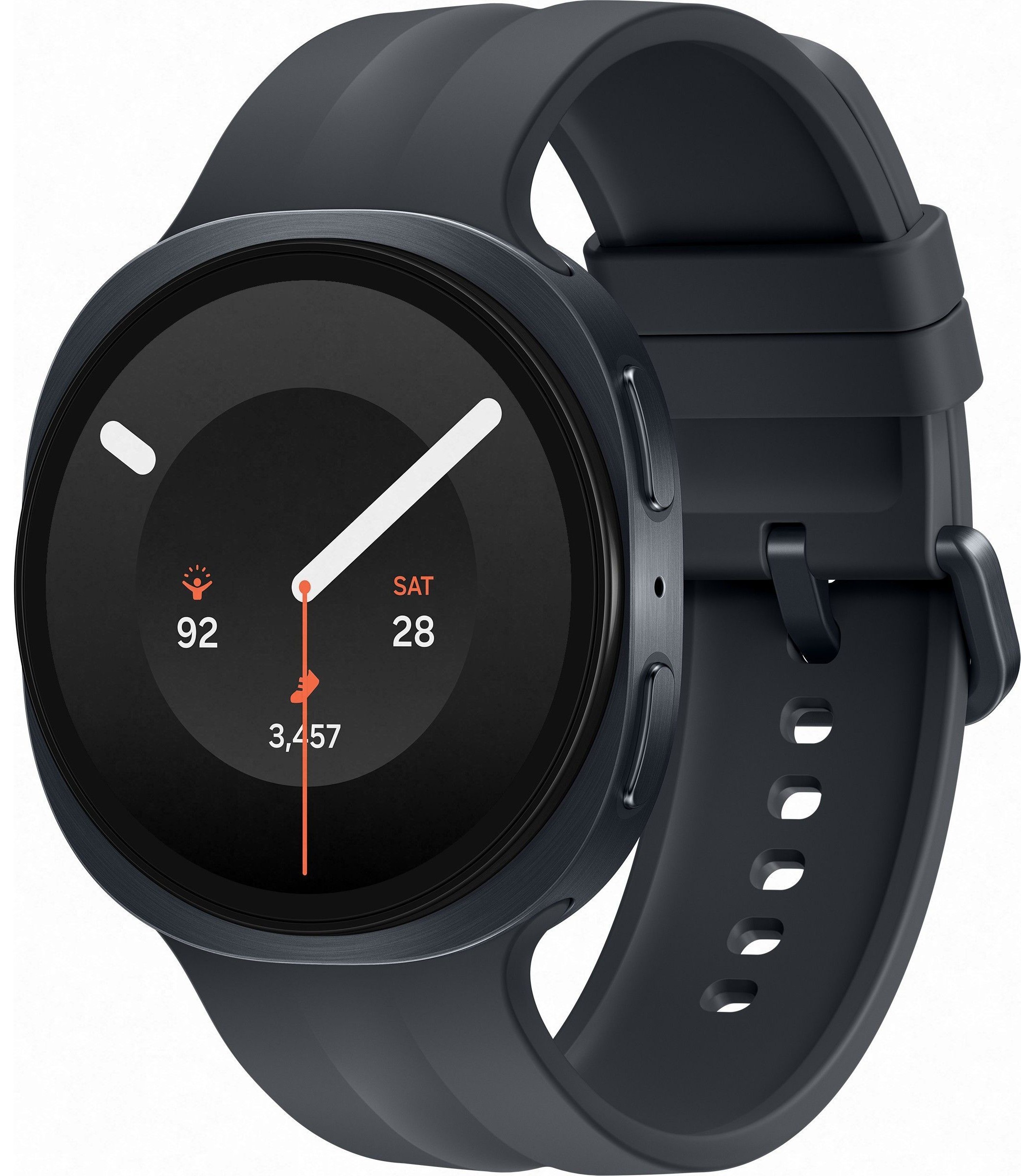 Samsung Galaxy Watch 9 44 мм Графит с Черным Ремешком