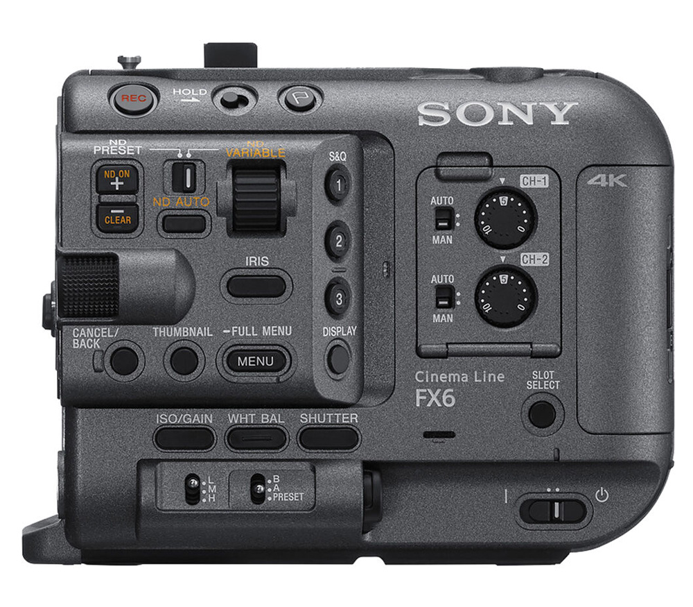 Видеокамера Sony ilme-FX6 Body Меню На Английском Языке