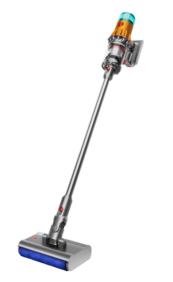 Вертикальный Пылесос Dyson V12N Detect Slim Nautik Желтый/Никель