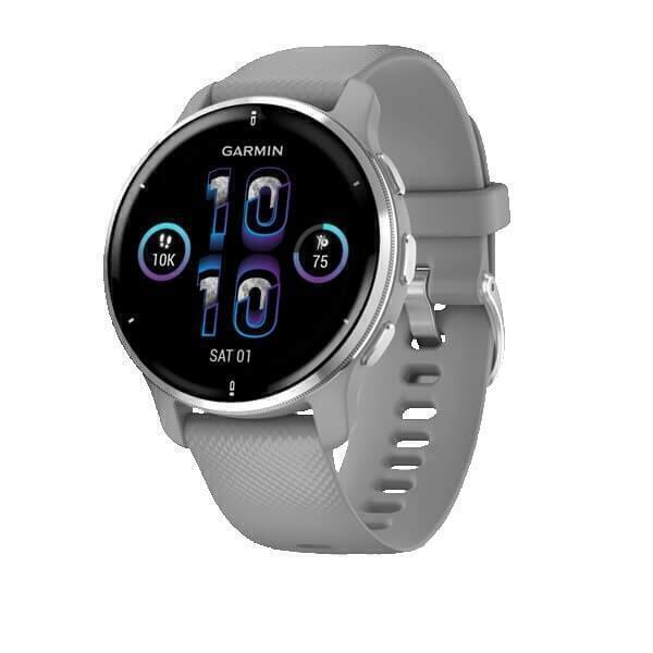 Garmin Venu 2 Plus Серебристые (010-02496-10)