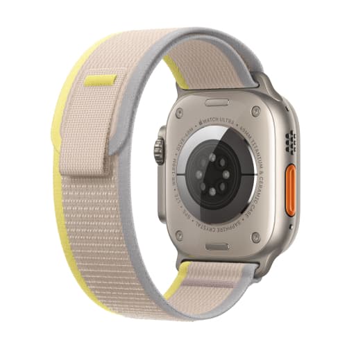 Apple Watch Ultra 49mm GPS   Cellular Титановые Ремешок Trail Желтого/Бежевого Цвета