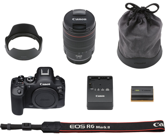 Купить Canon EOS R6 Mark II Kit RF 24-105mm F4L IS USM Меню На