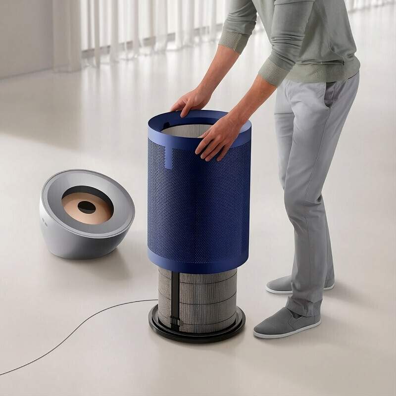 Очиститель Воздуха Dyson Purifier Big+Quiet Formaldehyde BP03 Прусский Синий/Никель