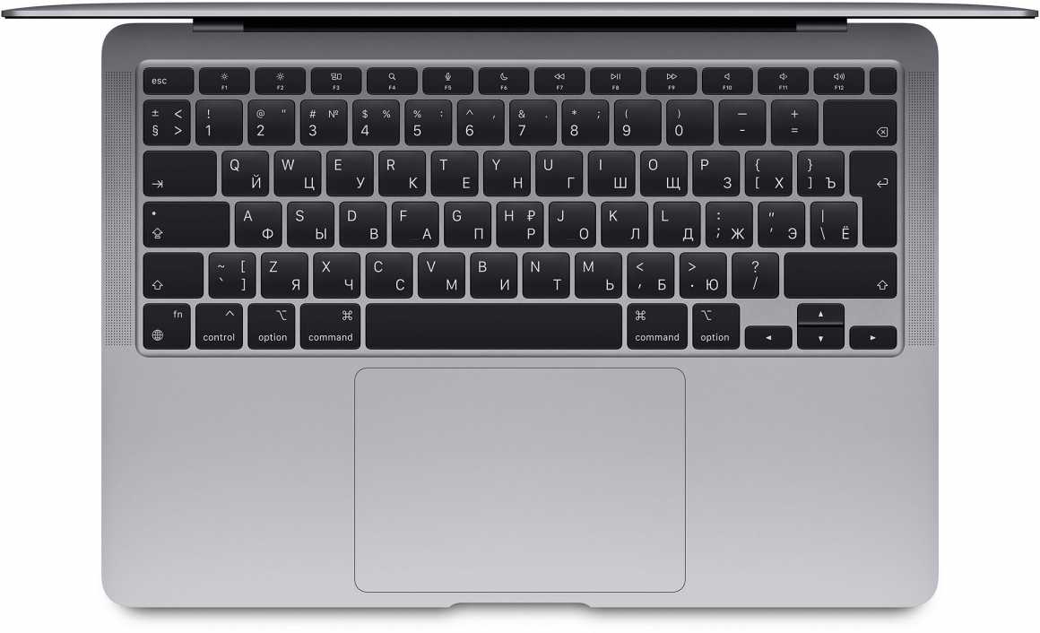 Apple MacBook Air (M1, 2020) 8 ГБ, 256 ГБ SSD, «серый космос» Евро