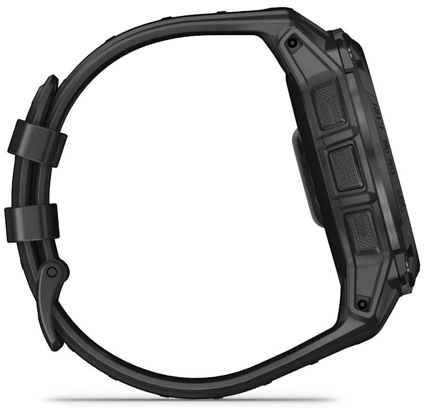 Garmin Instinct 3 50mm Solar Tactical Edition Черные с Черным Силиконовым Ремешком (010-02935-50)