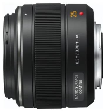 Panasonic 25mm F/1.4 (H-XA025E) Leica DG Summilux 25 mm F/1.4 ASPH