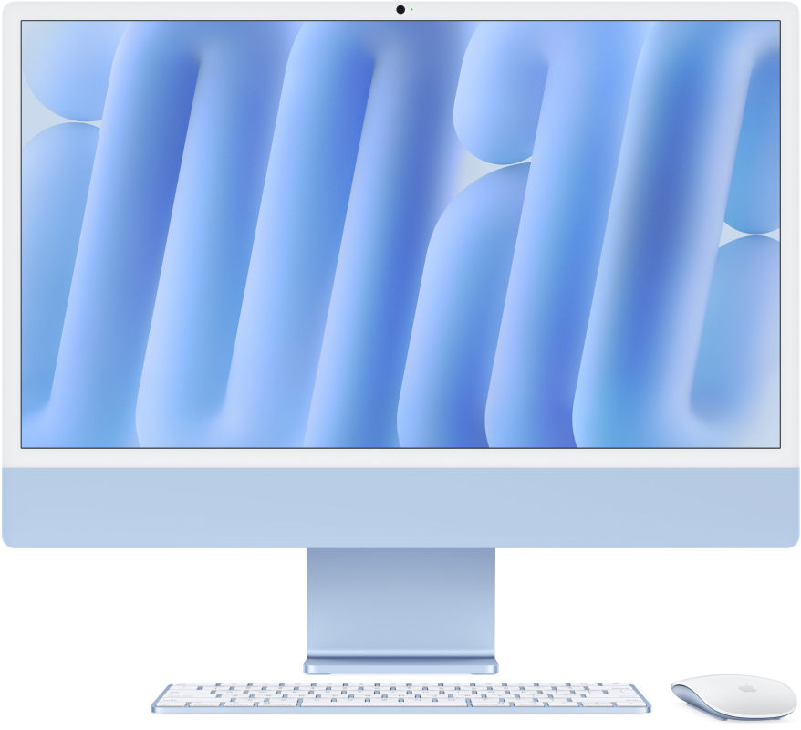 iMac 24 2024 M4 8C CPU/16/256ssd/8C GPU Голубой MWUF3