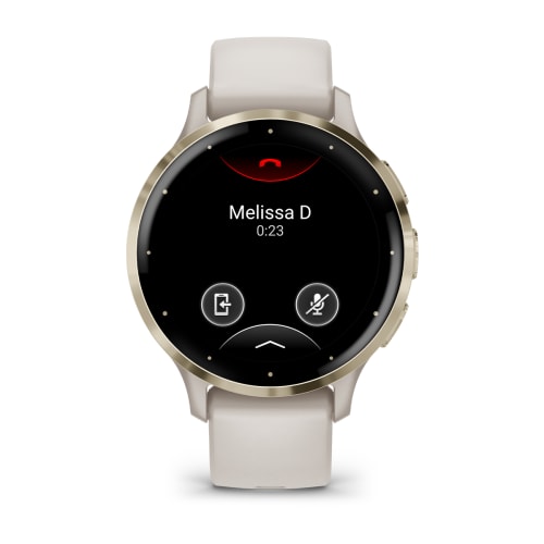 Garmin Venu 3S Слоновая Кость с Золотистым Безелем (010-02785-04)