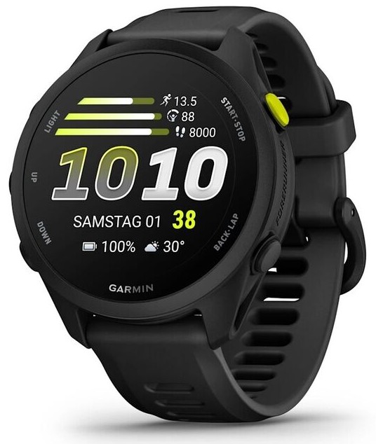 Garmin Forerunner 70 Черные с Черным Силиконовым Ремешком (010-04307-00)