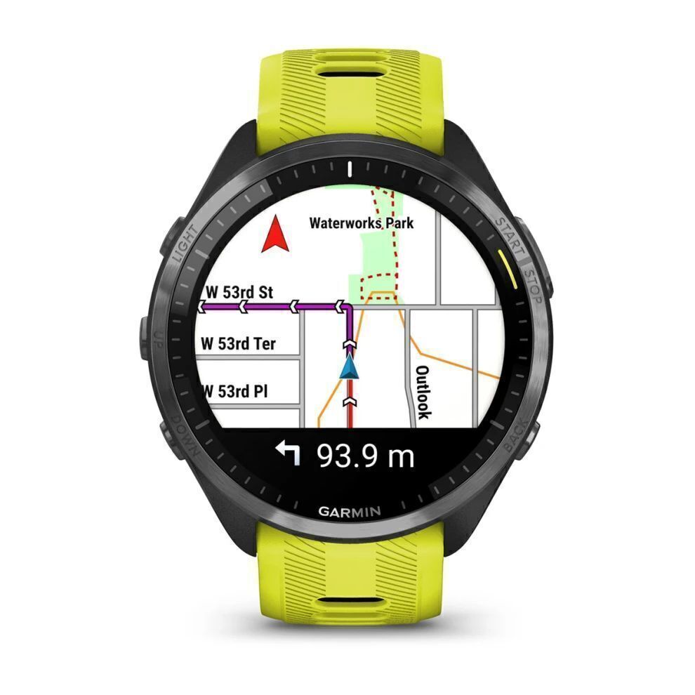 Garmin Forerunner 965 Черный с Желто-Черным Ремешком (010-02809-12)