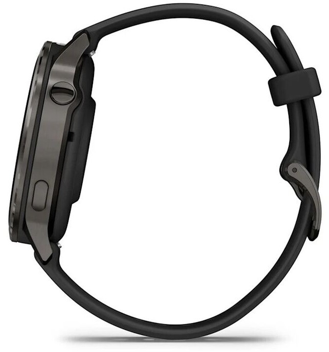 Garmin Venu 4 41mm Темно-Серые с Черным Ремешком (010-03013-02)