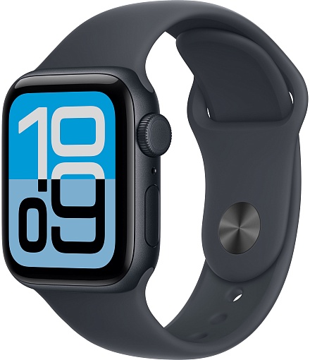 Apple Watch SE 44 мм S/M Темная Ночь 2025
